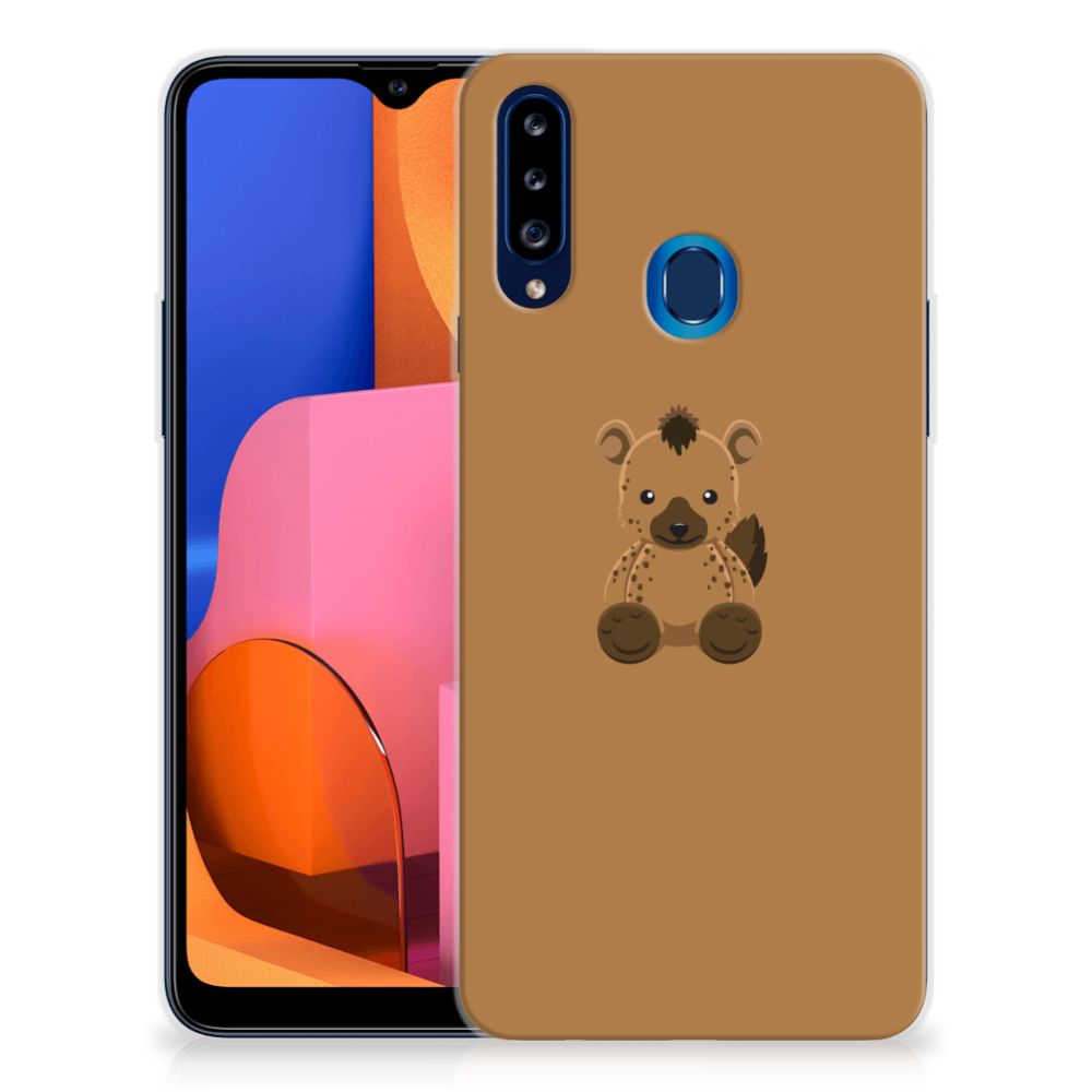 Samsung Galaxy A20s Telefoonhoesje met Naam Baby Hyena B2C Telecom