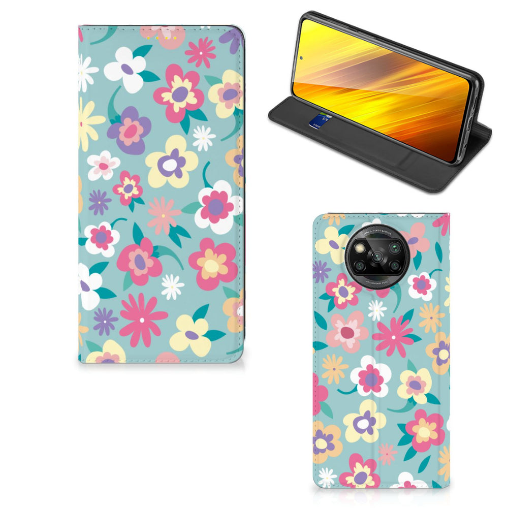 Xiaomi Poco X3 Pro | Poco X3 Smart Cover Flower Power