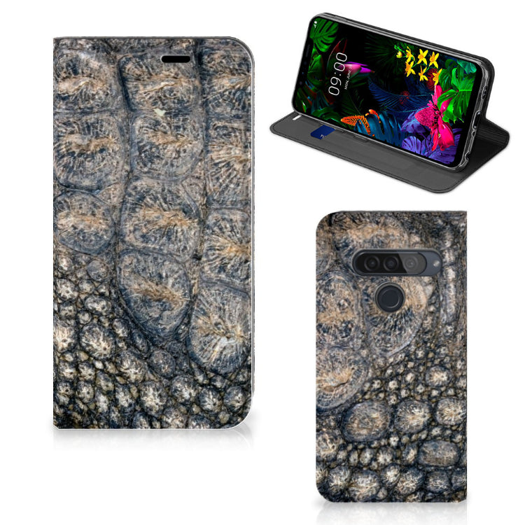LG G8s Thinq Hoesje maken Krokodillenprint