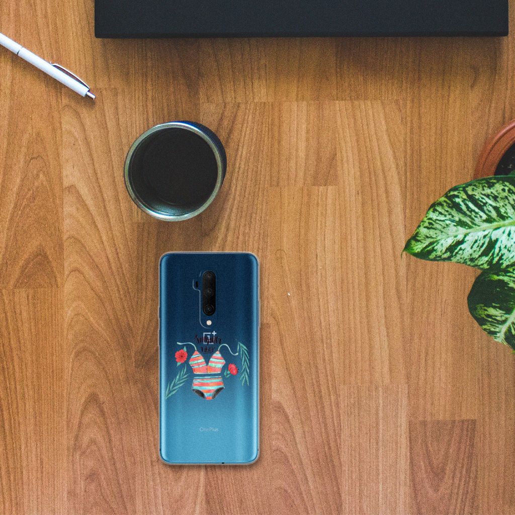 OnePlus 7T Pro Telefoonhoesje met Naam Boho Summer