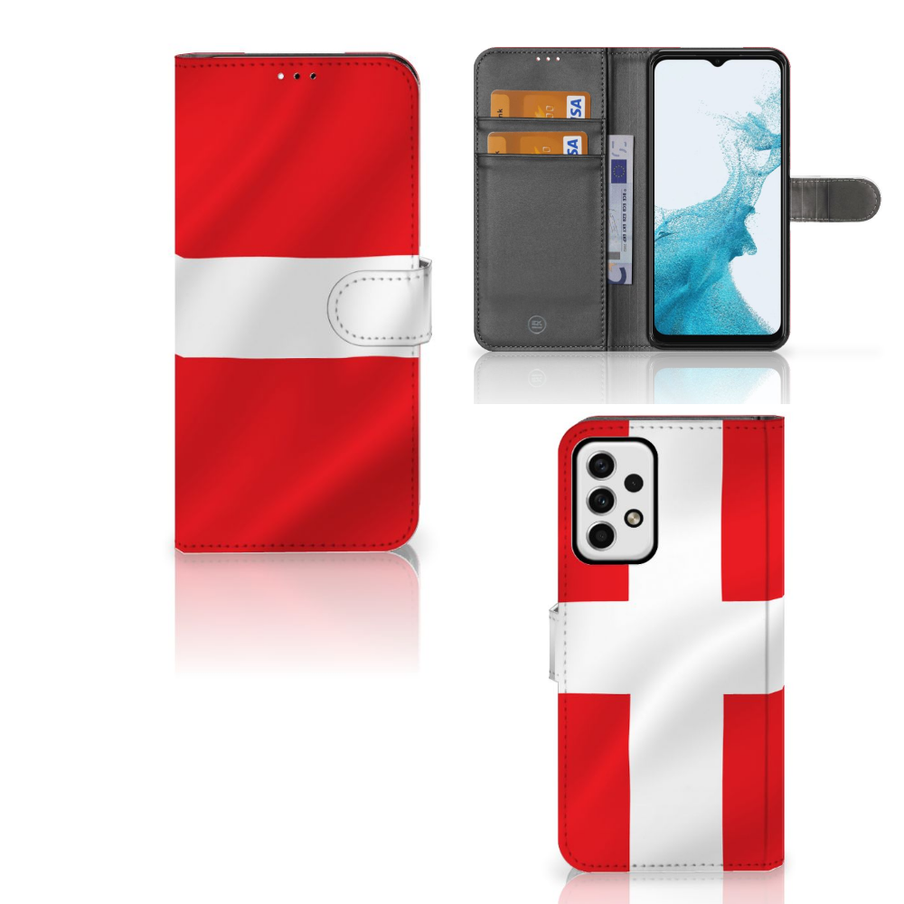 Samsung Galaxy A23 Bookstyle Case Denemarken