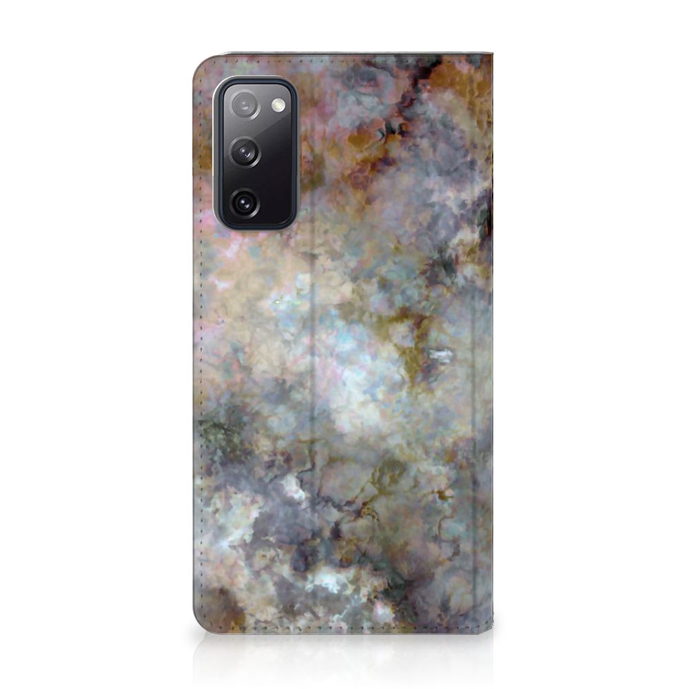 Samsung Galaxy S20 FE Standcase Marmer Grijs - B2C Telecom
