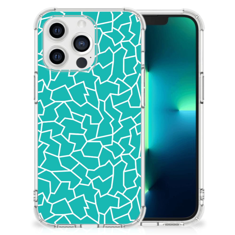 Apple iPhone 13 Pro Back Cover Cracks Blue B2C Telecom