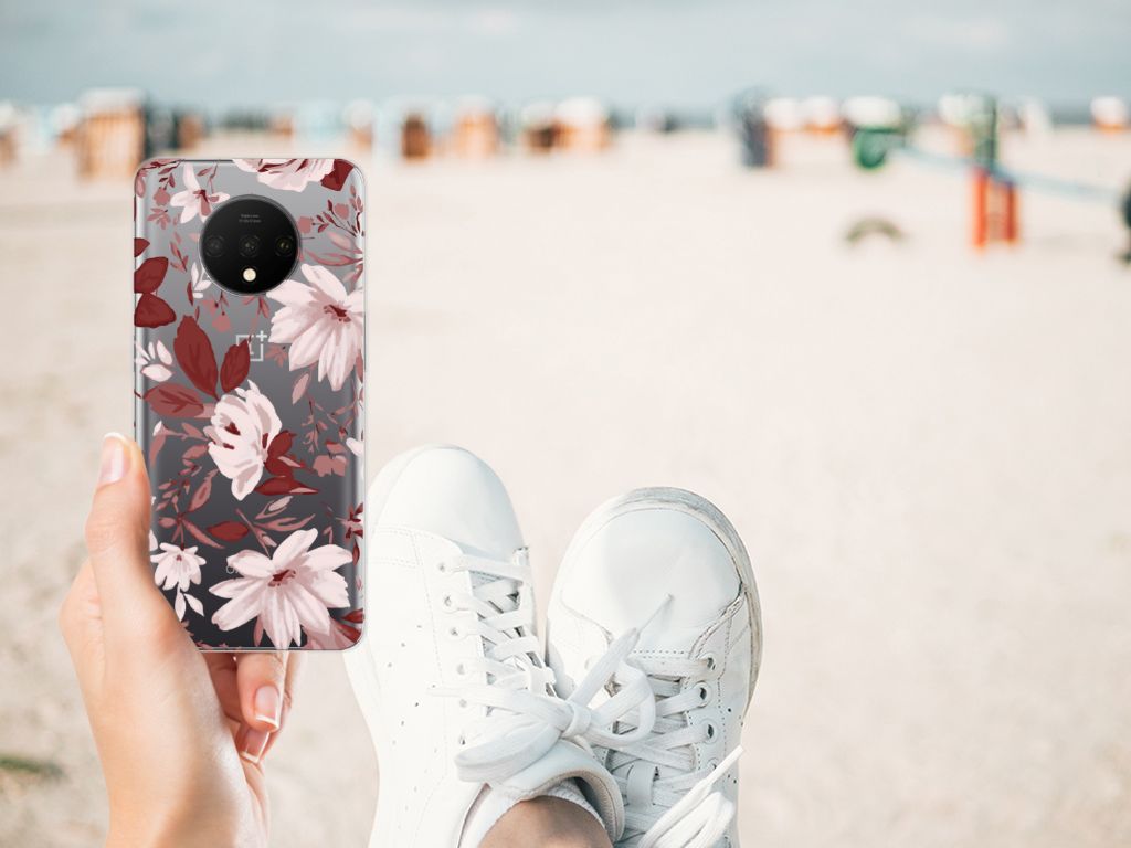 Hoesje maken OnePlus 7T Watercolor Flowers