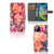 iPhone 14 Plus Hoesje Bosje Bloemen met bloemenprint, ruimte voor 3 pasjes en een kleurrijk design 🌸.