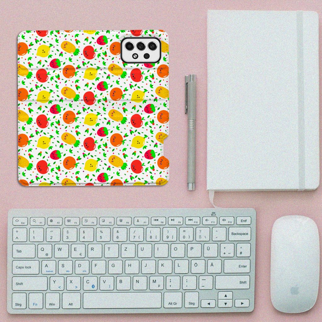 Samsung Galaxy A73 Flip Style Cover Fruits - B2C Telecom
