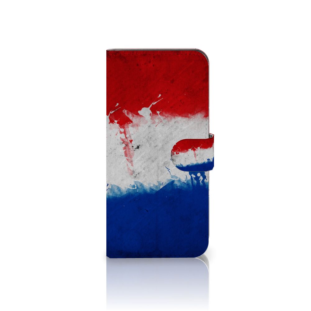 Samsung Galaxy A35 Bookstyle Case Nederland met artistieke Nederlandse vlag design