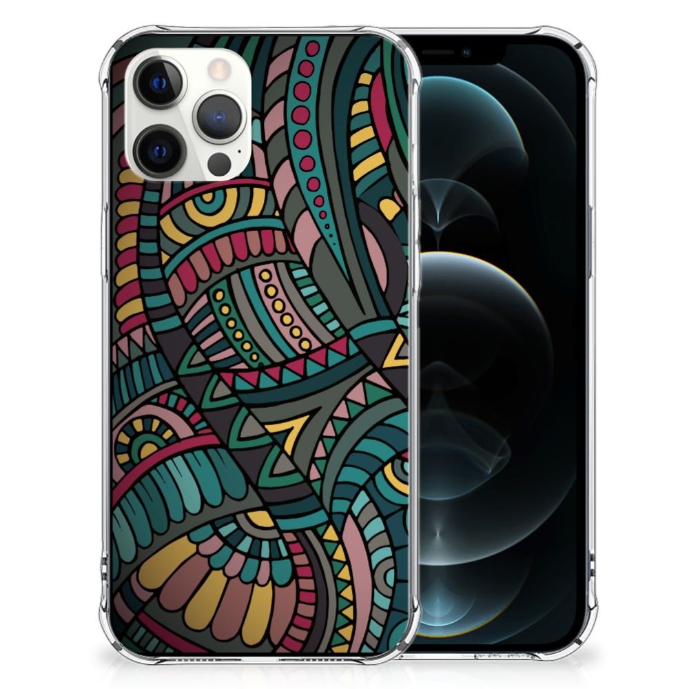 iPhone 12 Pro Max Doorzichtige Silicone Hoesje Aztec B2C Telecom