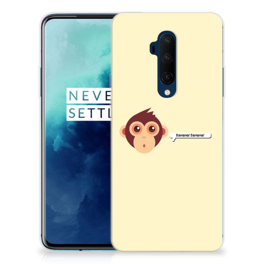 OnePlus 7T Pro Telefoonhoesje met Naam Monkey