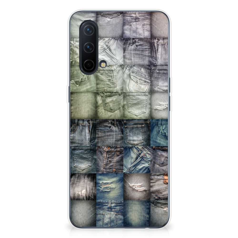 Silicone Back Cover OnePlus Nord CE 5G Spijkerbroeken B2C Telecom