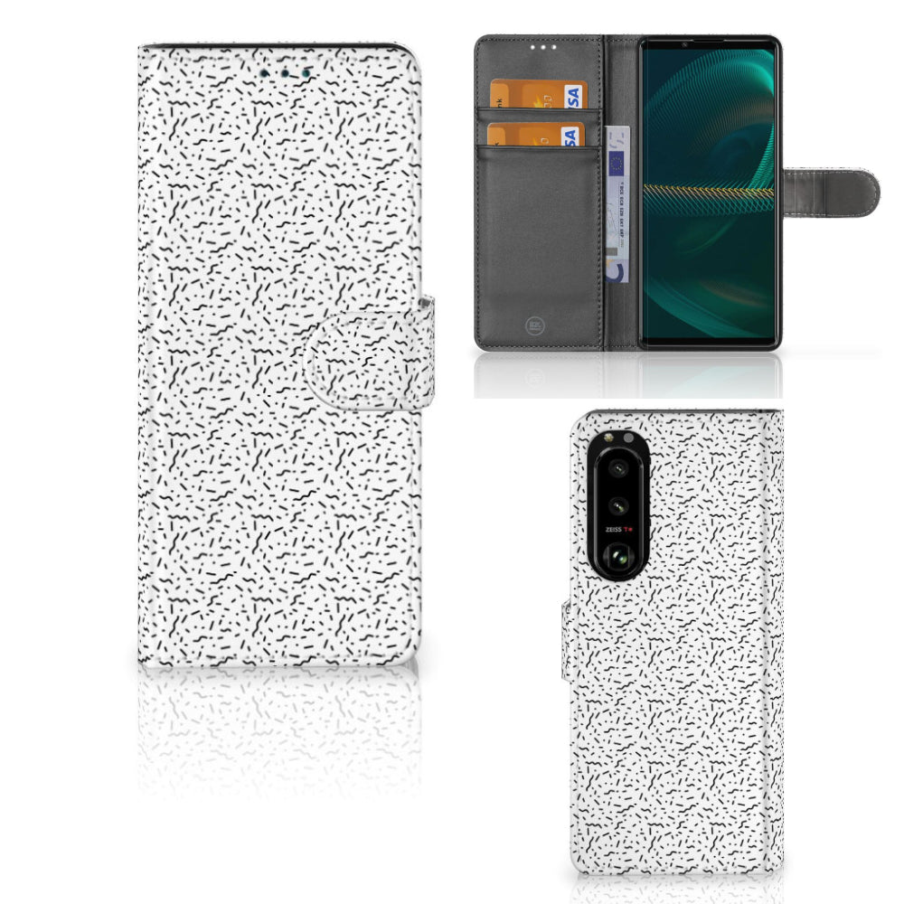 Sony Xperia 5III Telefoon Hoesje Stripes Dots