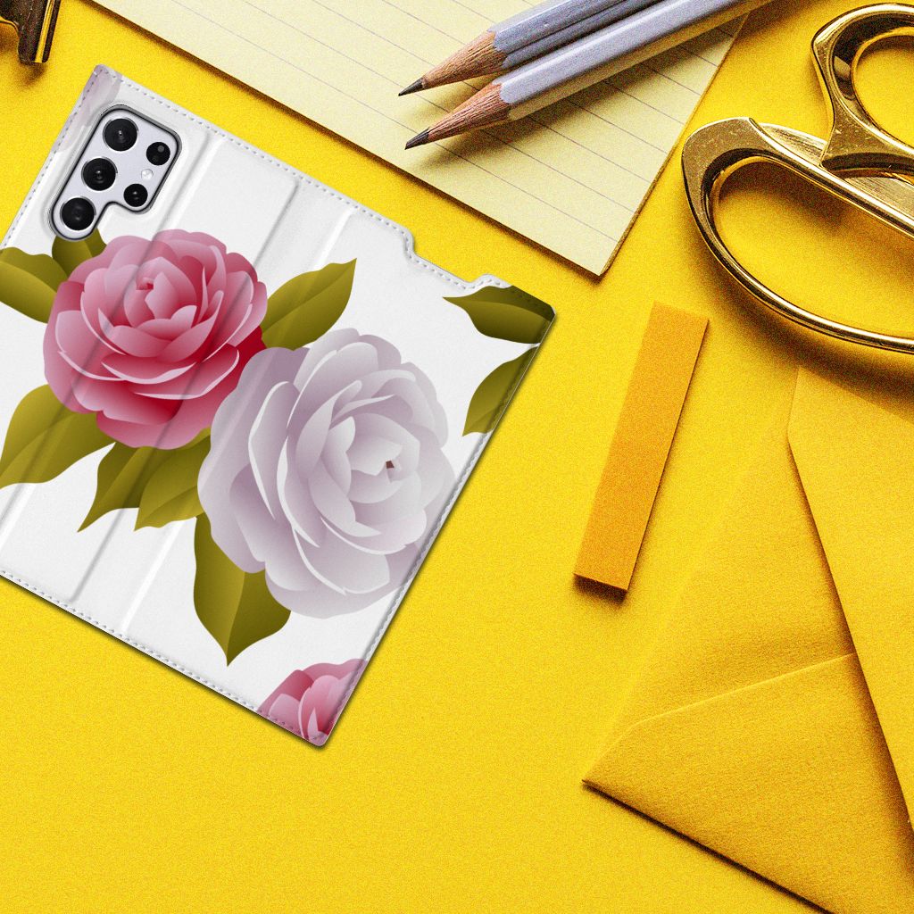 Samsung Galaxy S22 Ultra Smart Cover Roses - B2C Telecom