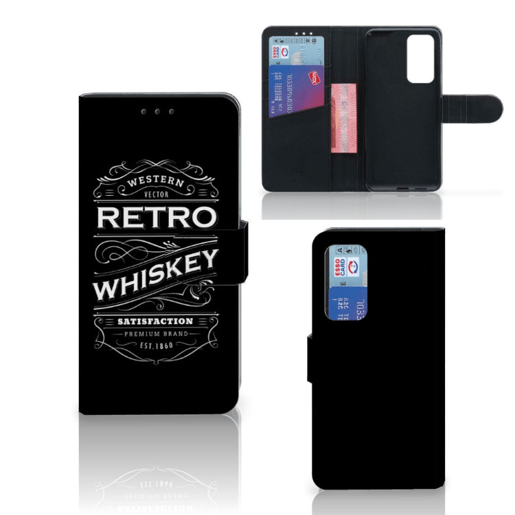 Huawei P40 Book Cover Whiskey