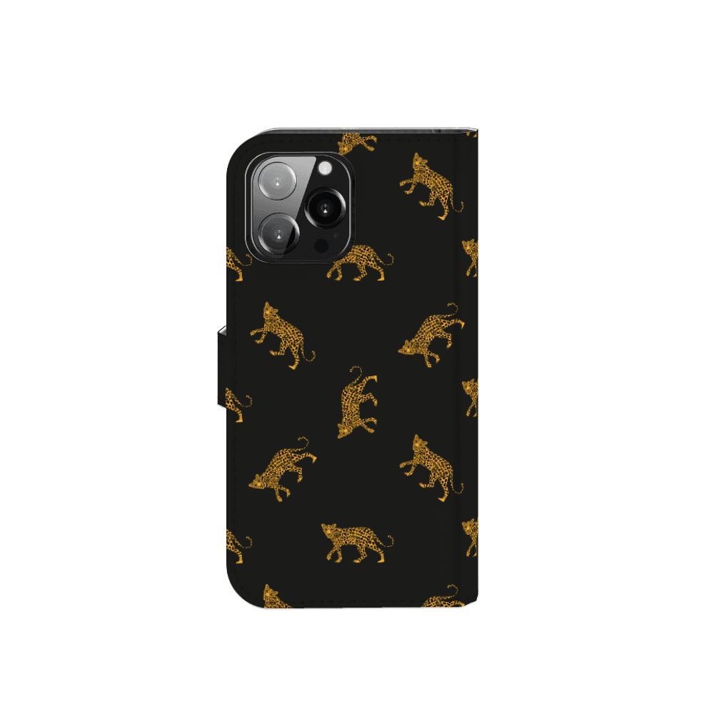 Telefoonhoesje met Pasjes voor iPhone 13 Pro Max Leopards met luipaardprint 🐆.