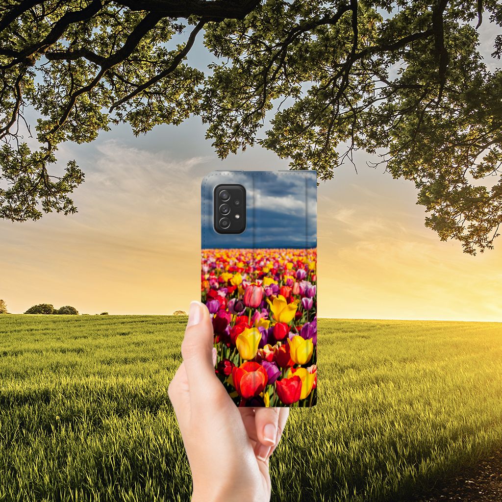 Samsung Galaxy A03s Smart Cover Tulpen - B2C Telecom