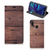 Huawei Y7 hoesje Y7 Pro (2019) Book Wallet Case Old Wood
