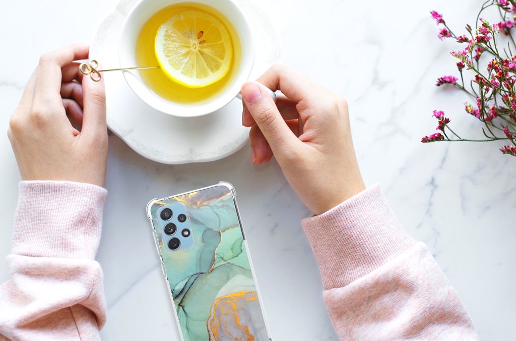 Back Cover voor Samsung Galaxy A73 Watercolor Mix B2C Telecom