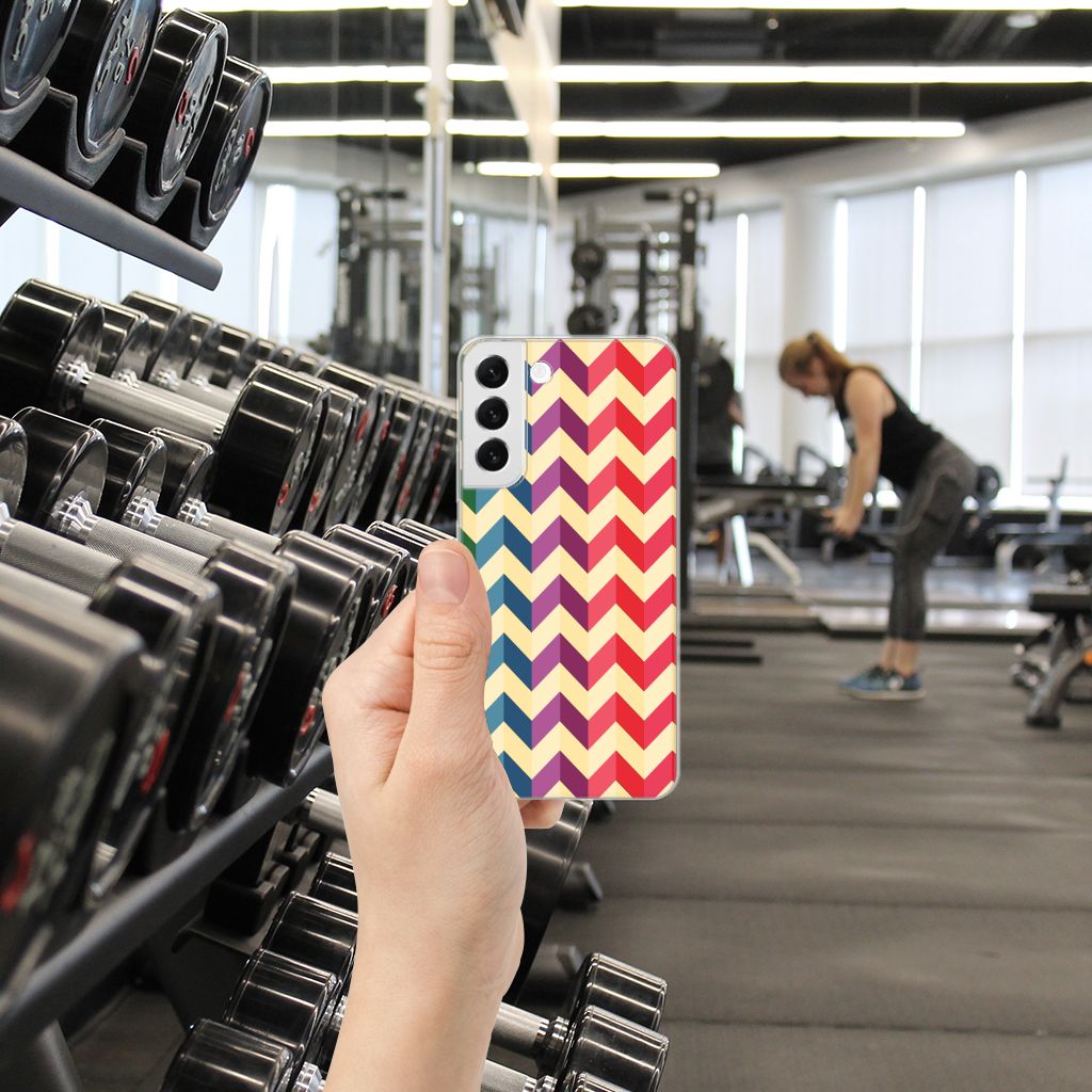 Samsung Galaxy S22 Plus TPU bumper Zigzag Multi Color B2C Telecom