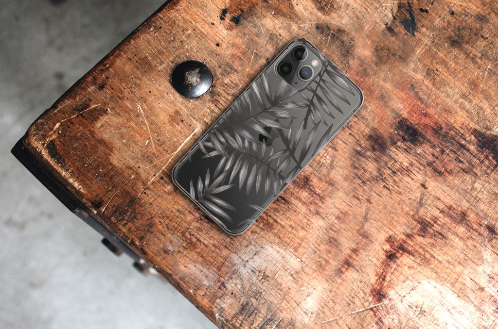 Apple iPhone 11 Pro TPU Case Leaves Grey