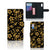 Samsung Xcover Pro Hoesje Gouden Bloemen
