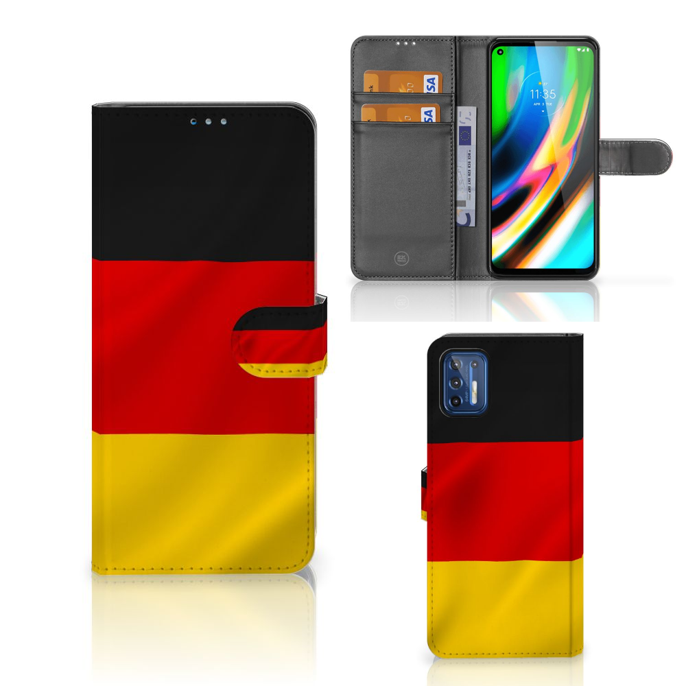 Motorola Moto G9 Plus Bookstyle Case Duitsland