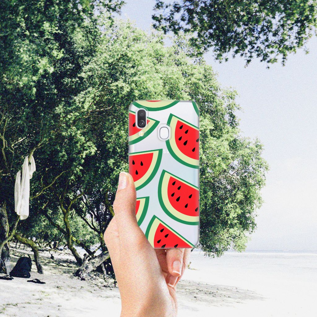 Samsung Galaxy A40 Siliconen Case Watermelons