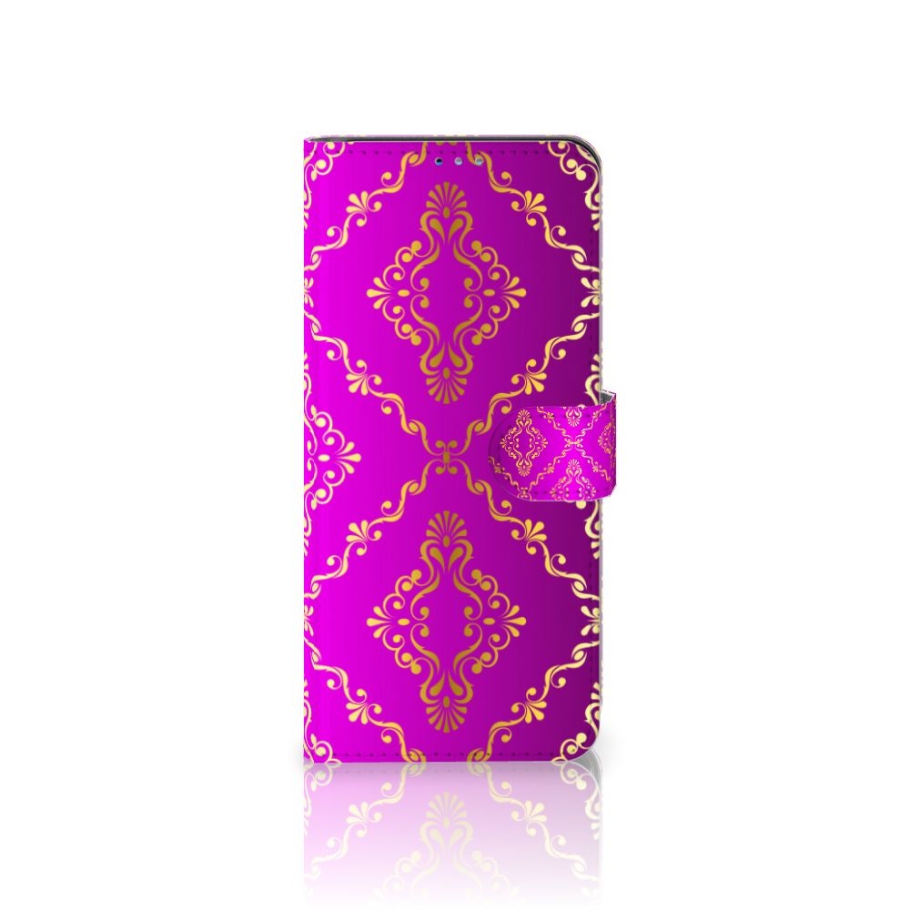 Wallet Case Motorola Moto G9 Plus Barok Roze