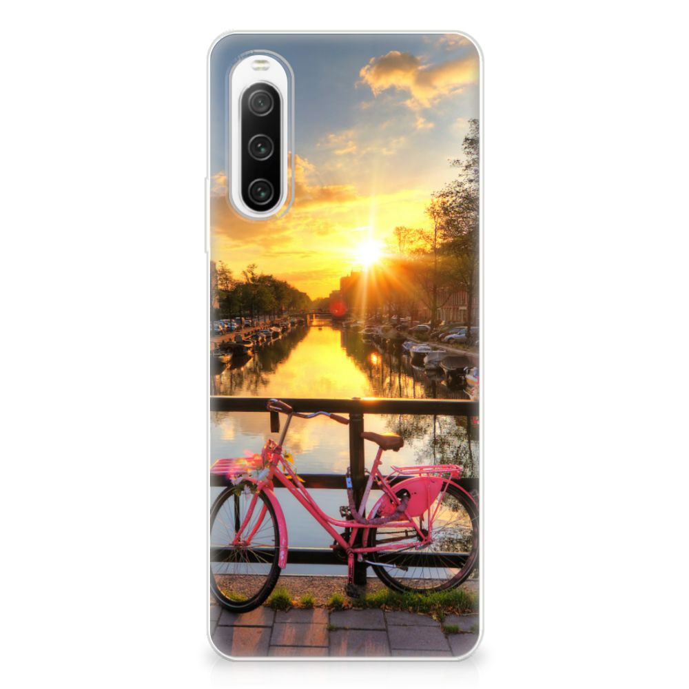 Sony Xperia 10 IV Siliconen Back Cover Amsterdamse Grachten