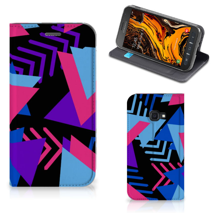 Samsung Galaxy Xcover 4s Stand Case Funky Triangle
