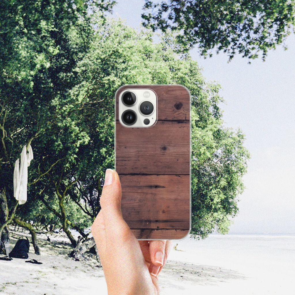 iPhone 13 Pro Max Bumper Hoesje Old Wood B2C Telecom