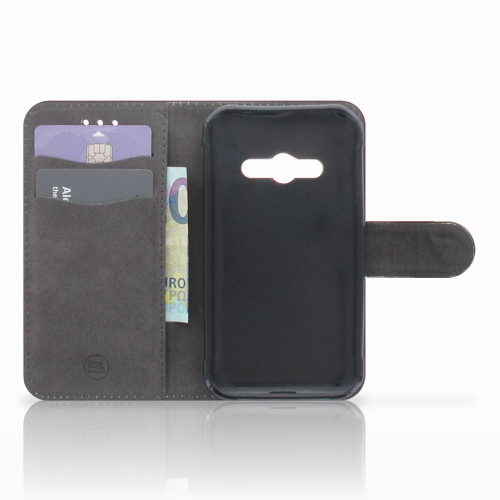 Samsung Galaxy Xcover 3 | Xcover 3 VE Wallet Case met Pasjes Liefde - Origineel Romantisch Cadeau