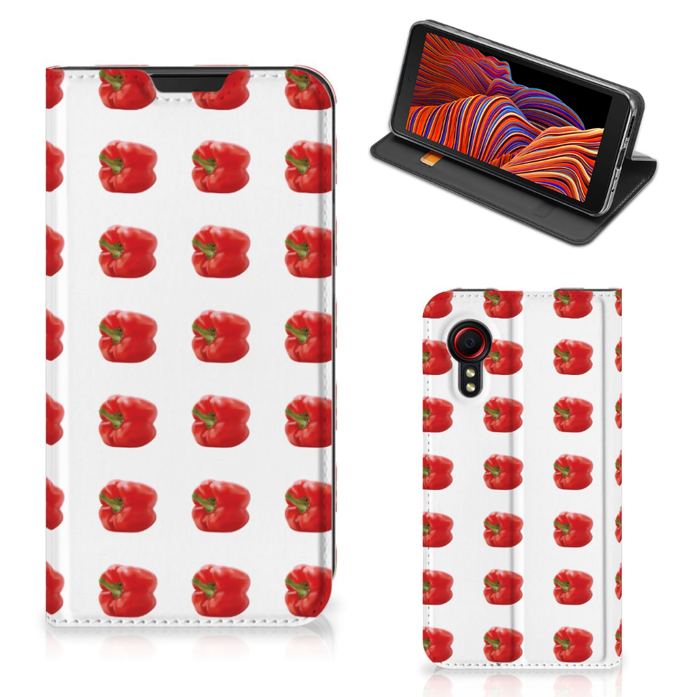 Samsung Galaxy Xcover 5 Flip Style Cover Paprika Red - B2C Telecom