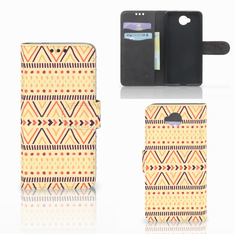 Microsoft Lumia 650 Telefoon Hoesje Aztec Yellow