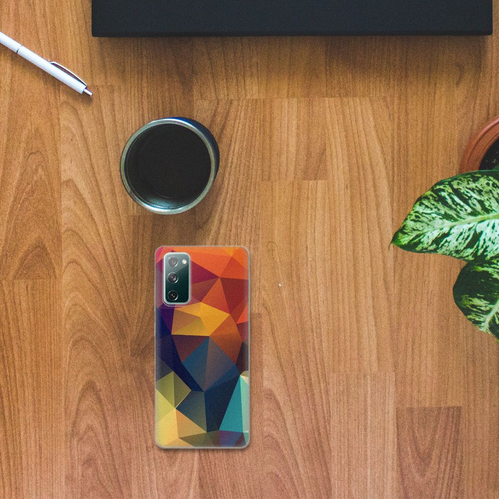 Samsung Galaxy S20 FE TPU Hoesje Polygon Color B2C Telecom
