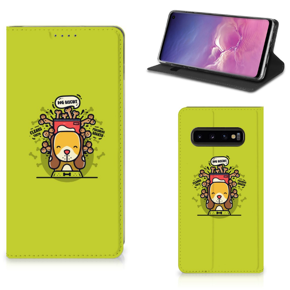 Samsung Galaxy S10 Magnet Case Doggy Biscuit