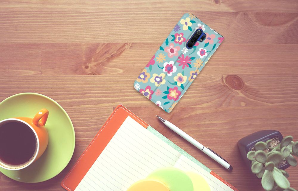 Xiaomi Redmi 9 Smart Cover Flower Power - B2C Telecom