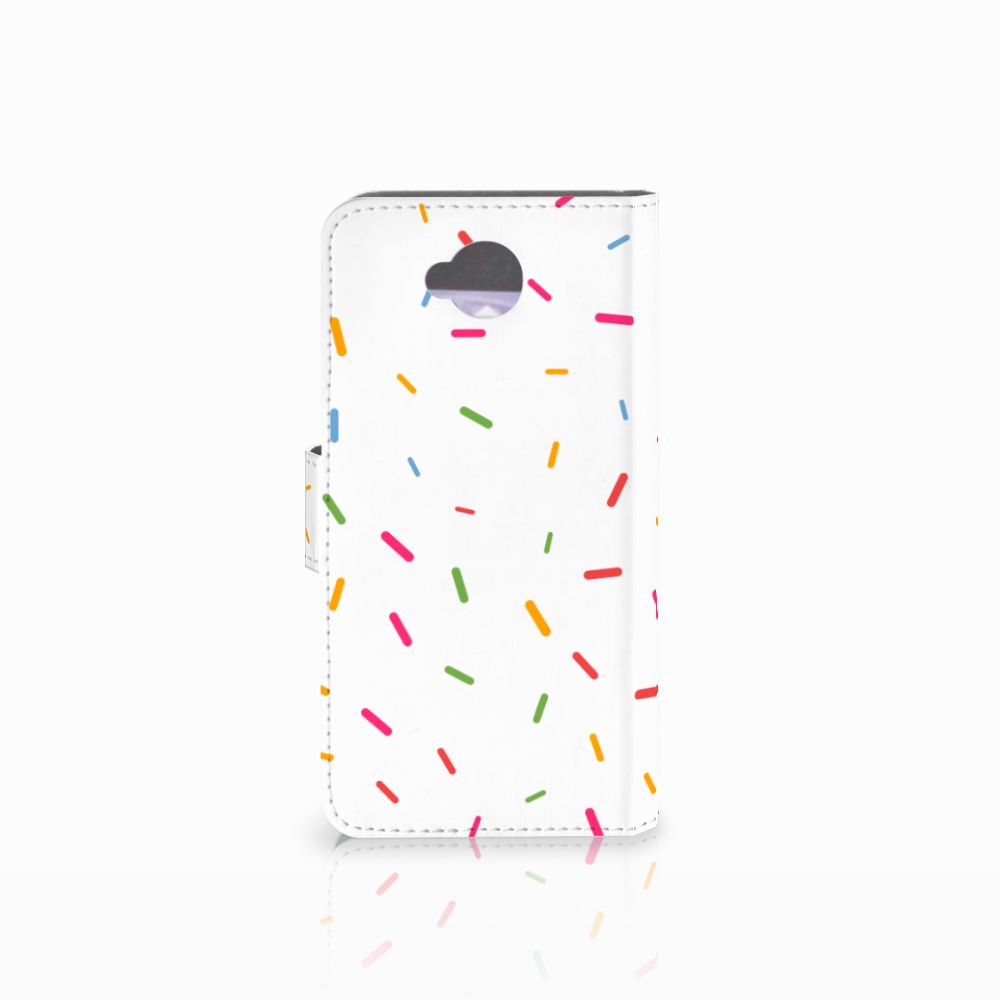 Microsoft Lumia 650 Book Cover Donut Roze