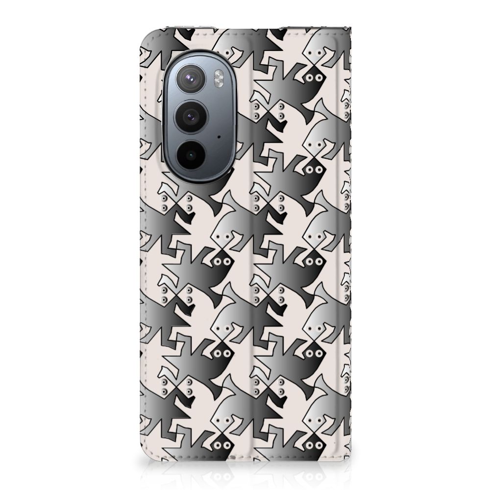 Motorola Edge 30 Pro Hoesje maken Salamander Grey - B2C Telecom