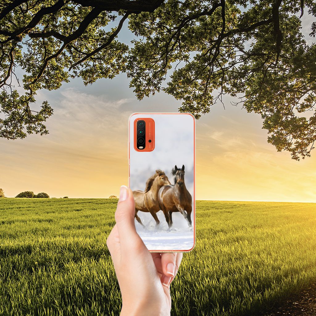 Xiaomi Poco M3 TPU Hoesje Paarden