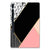 Samsung Galaxy Tab S7 Plus | S8 Plus Back Cover Zwart Roze Vormen - B2C Telecom