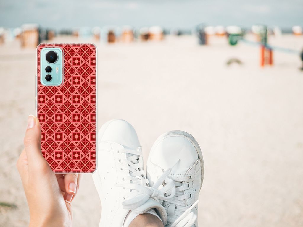 Xiaomi 12 Lite TPU bumper Batik Rood B2C Telecom