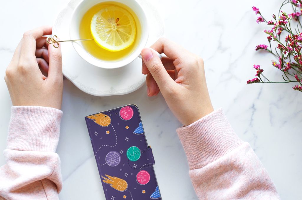 Alcatel 1S 2020 Wallet Case met Pasjes Space