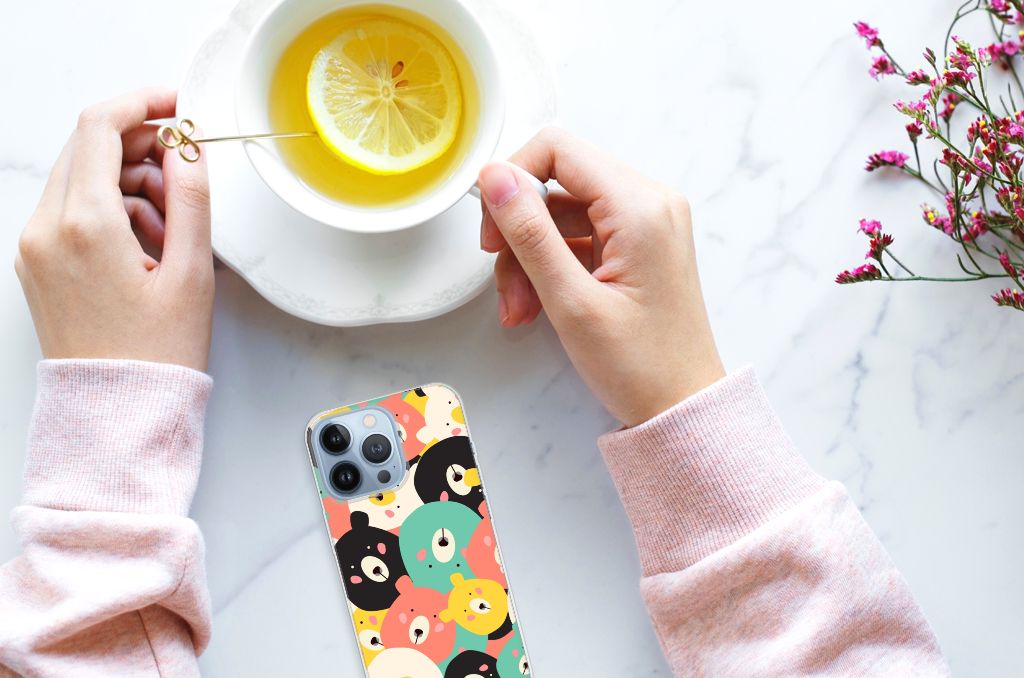 Apple iPhone 13 Pro Telefoonhoesje met Naam Bears B2C Telecom