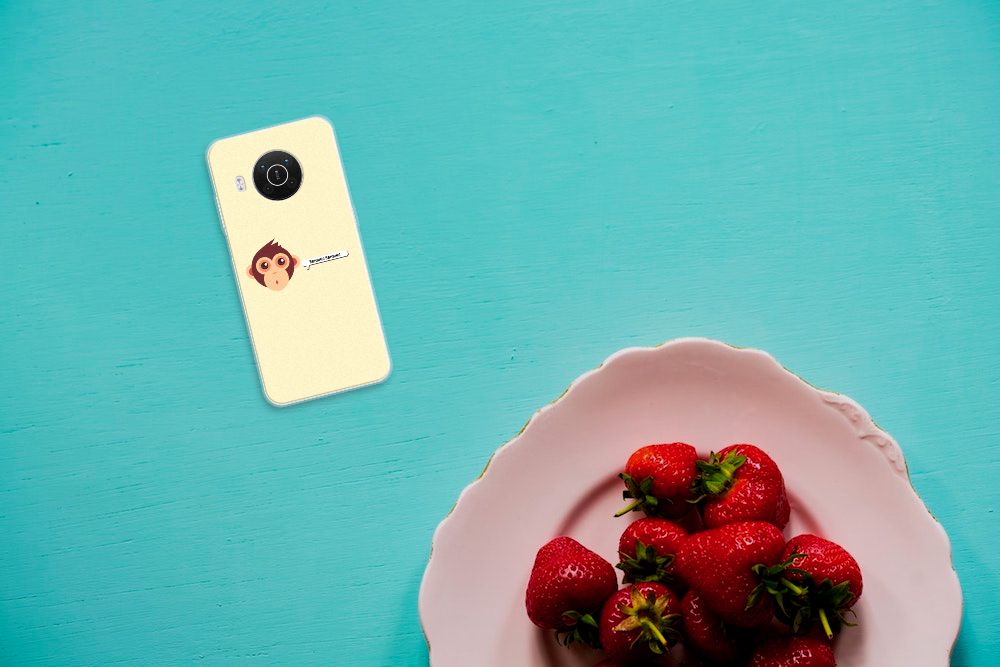 Nokia X10 | X20 Telefoonhoesje met Naam Monkey B2C Telecom