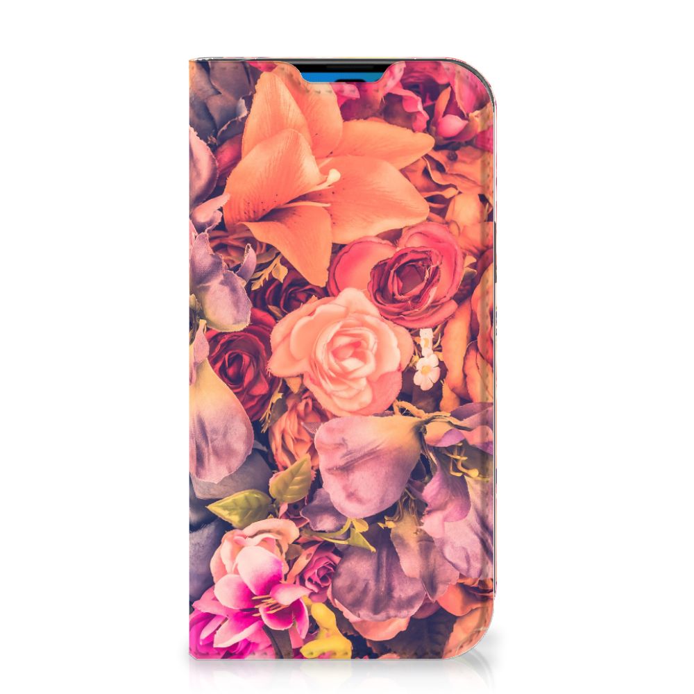 iPhone 14 Pro Smart Cover Bosje Bloemen - B2C Telecom
