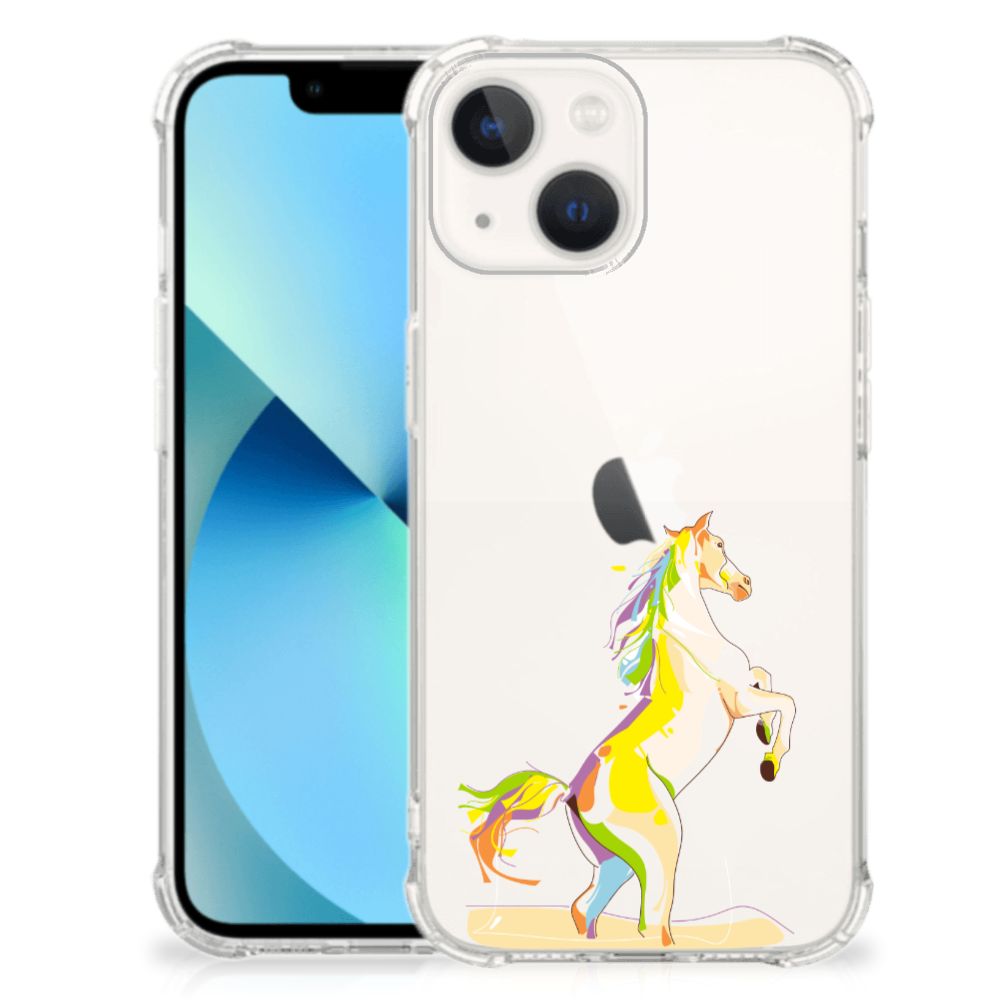 iPhone 13 mini Stevig Bumper Hoesje Horse Color - B2C Telecom