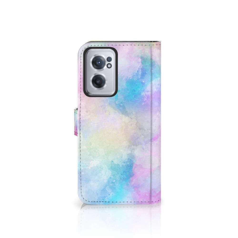 Hoesje OnePlus Nord CE 2 Watercolor Light met pastelkleuren in een uniek design.