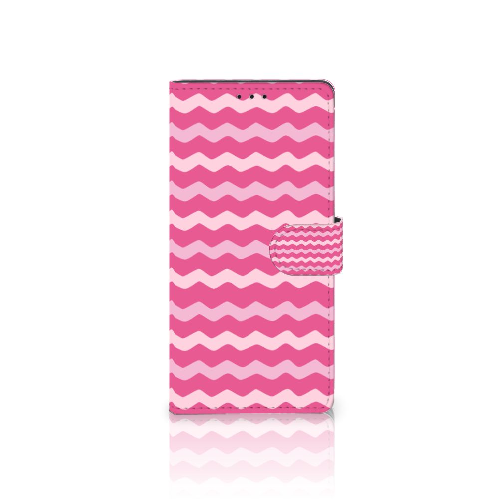 Samsung Galaxy A02s | M02s Telefoon Hoesje Waves Pink