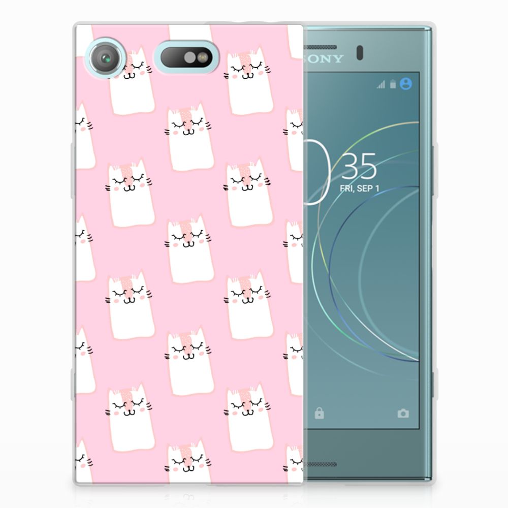 Sony Xperia XZ1 Compact TPU Hoesje Sleeping Cats