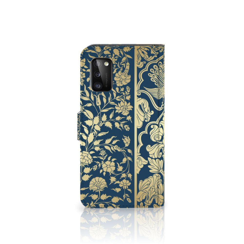 Samsung Galaxy A41 Hoesje Beige Flowers